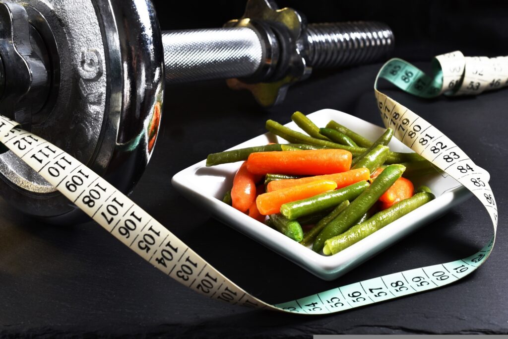 Both exercise and diet are important for weight loss