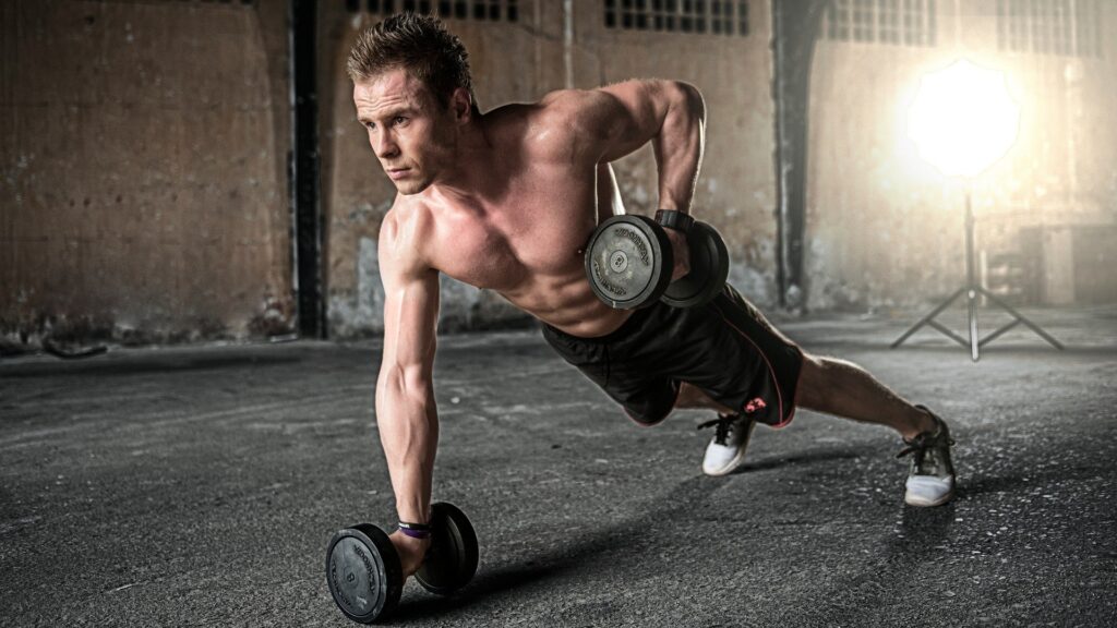 burpees with dumbbells helps to enhance cardiovascular endurance.